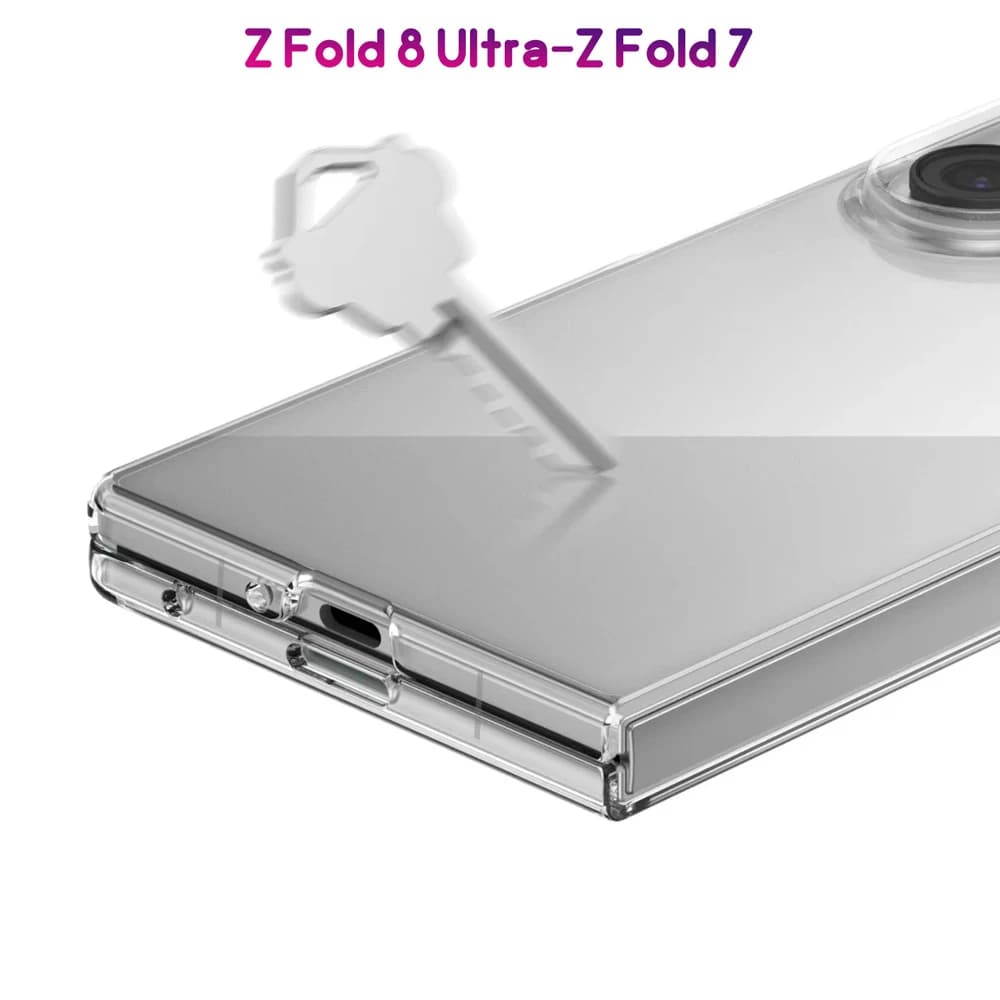 قاب Delgado تمام شفاف Galaxy Z Fold 8 Ultra مارک Green Lion — تصویر ۵