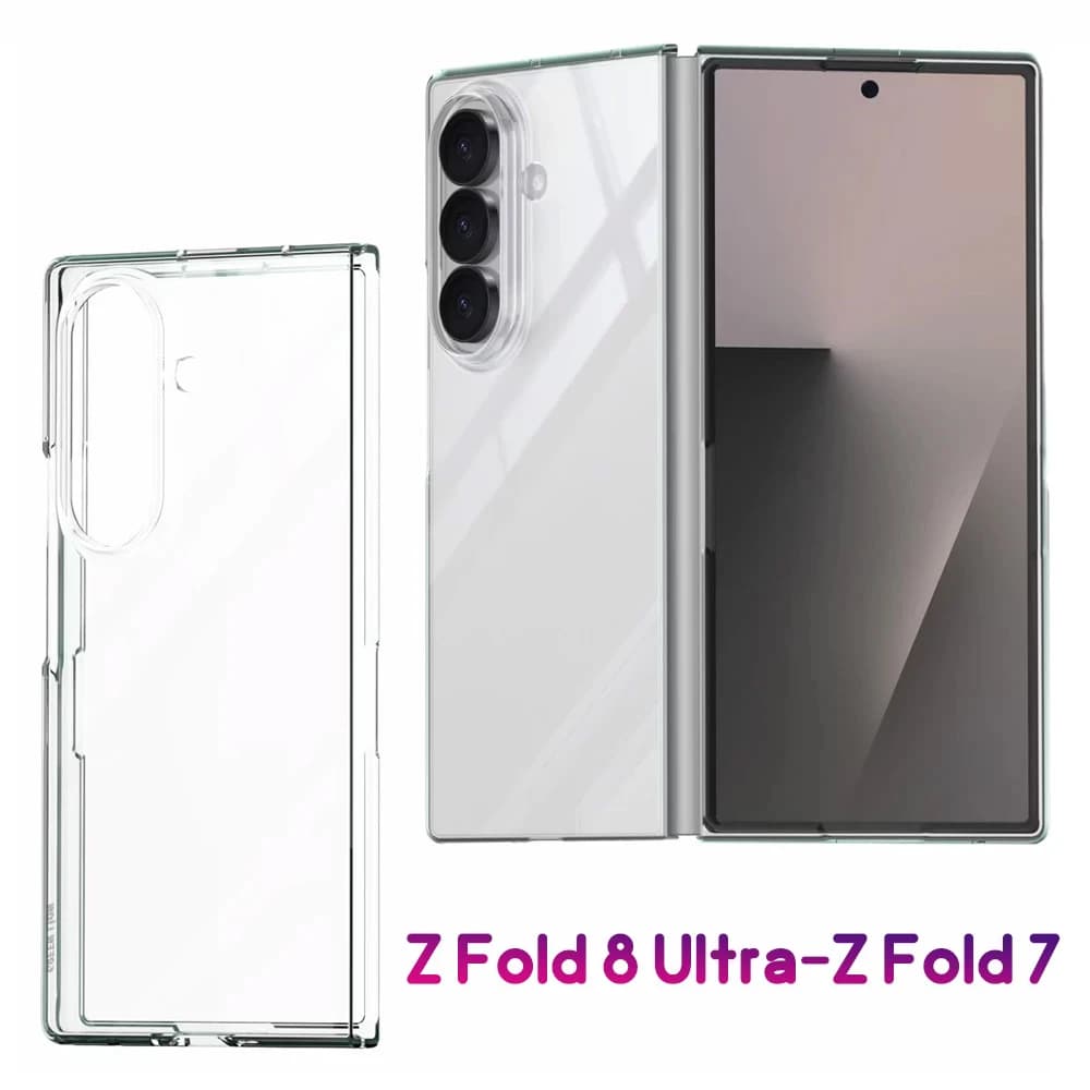قاب Delgado تمام شفاف Galaxy Z Fold 8 Ultra مارک Green Lion — تصویر ۶