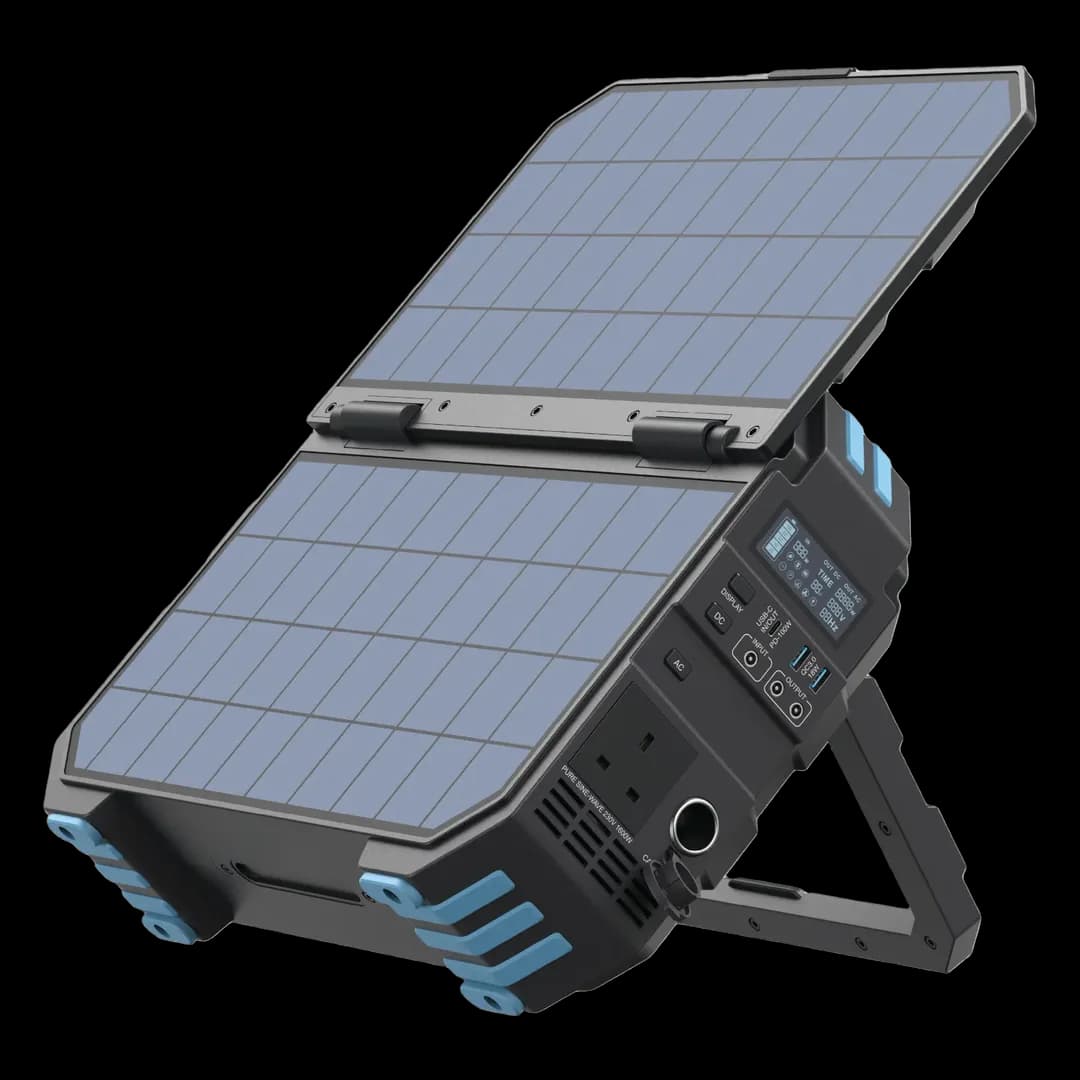 پاور استیشن خورشیدی قابل حمل پاورولوژی Helio توان 1600 وات مدل PPBCHA1600BK