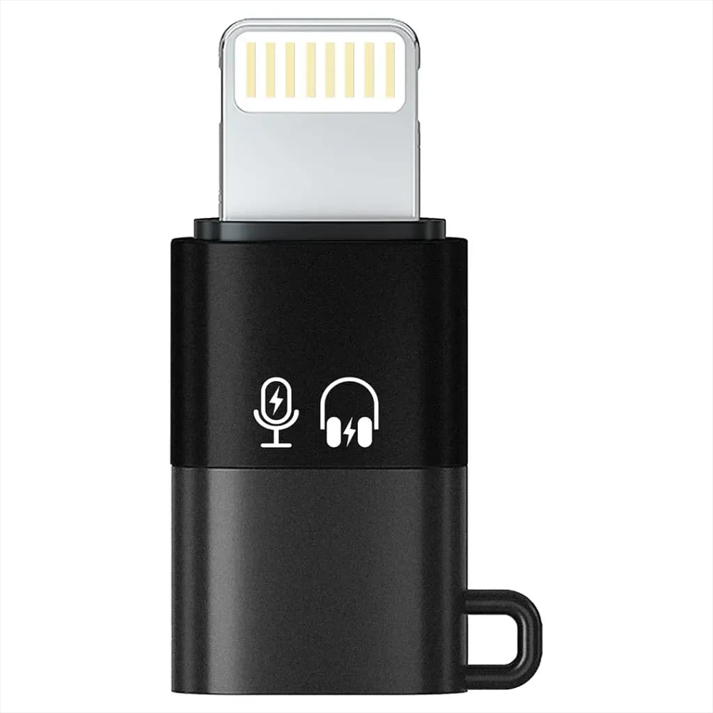 میکروفون یقهای بیسیم دوگانه پرودو Audix Pro با گیرنده Type-C و Lightning مدل PDLAMPHF3BK — تصویر ۴