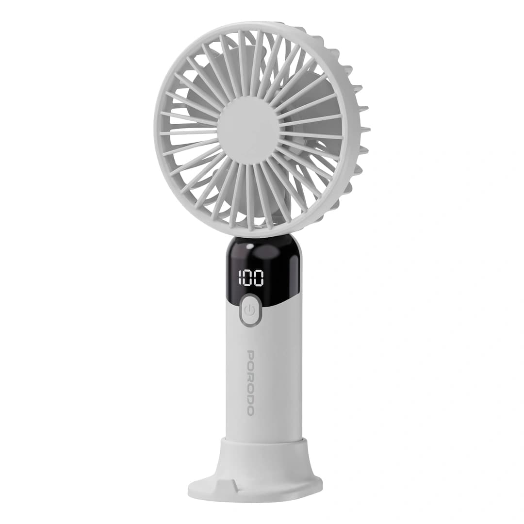 پنکه دستی شارژی پرودو Lifestyle Chillo Air با نمایشگر LED مدل PDLFSTZH13 — تصویر ۹