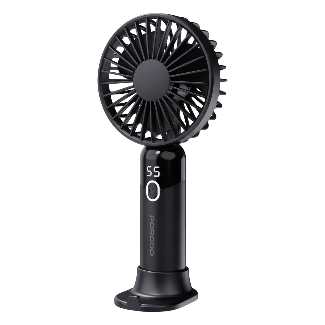 پنکه دستی شارژی پرودو Lifestyle Chillo Air با نمایشگر LED مدل PDLFSTZH13
