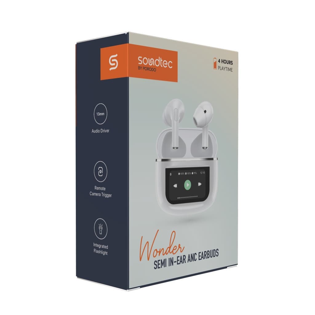 هندزفری بی‌سیم پرودو Soundtec Wonder با ANC مدل PD-STWLEP29 — تصویر ۳