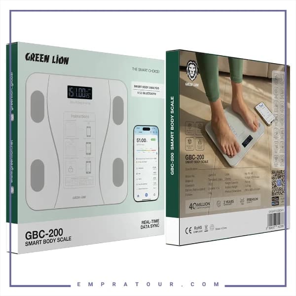 ترازوی هوشمند گرین لاین GBC-200 مدل GNGWS13SBCWH — تصویر ۶