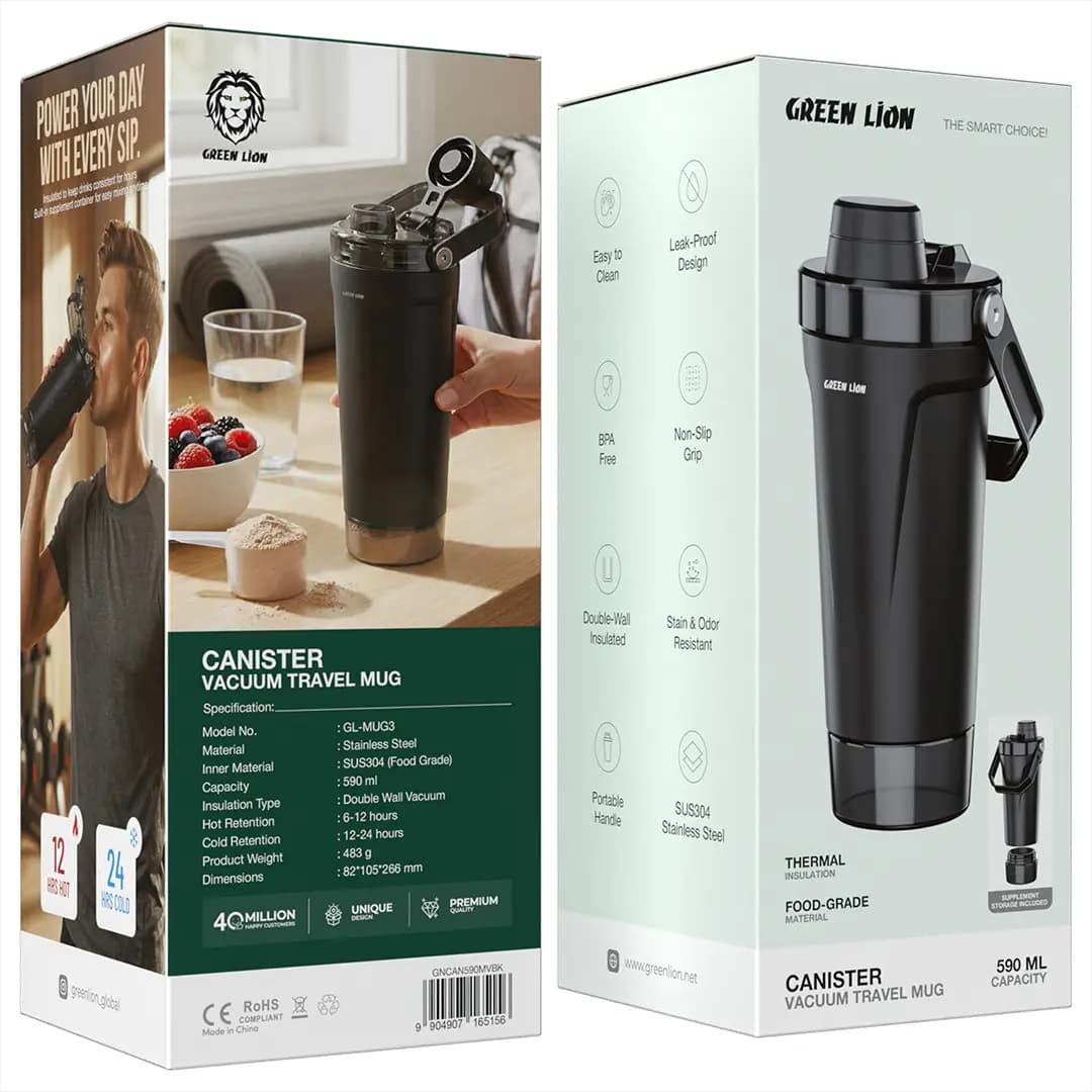 ماگ وکیوم گرین لاین Canister مدل GNCAN590MV — تصویر ۶