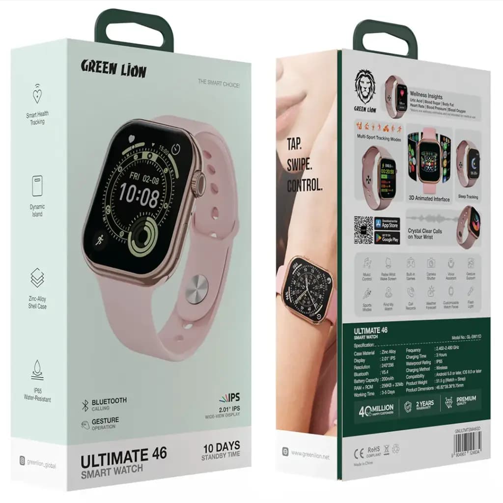 ساعت هوشمند گرین لاین Ultimate 46 مدل GNULTMTSM46 — تصویر ۳