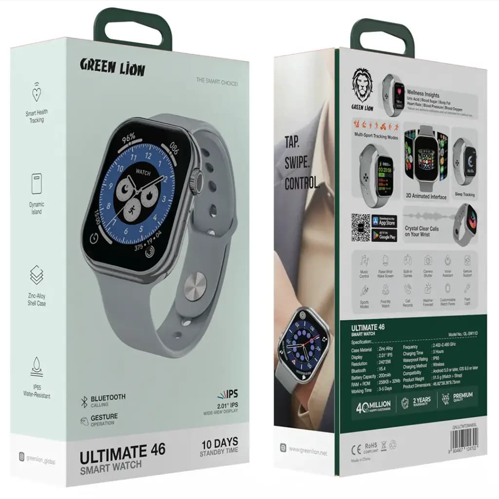 ساعت هوشمند گرین لاین Ultimate 46 مدل GNULTMTSM46 — تصویر ۶