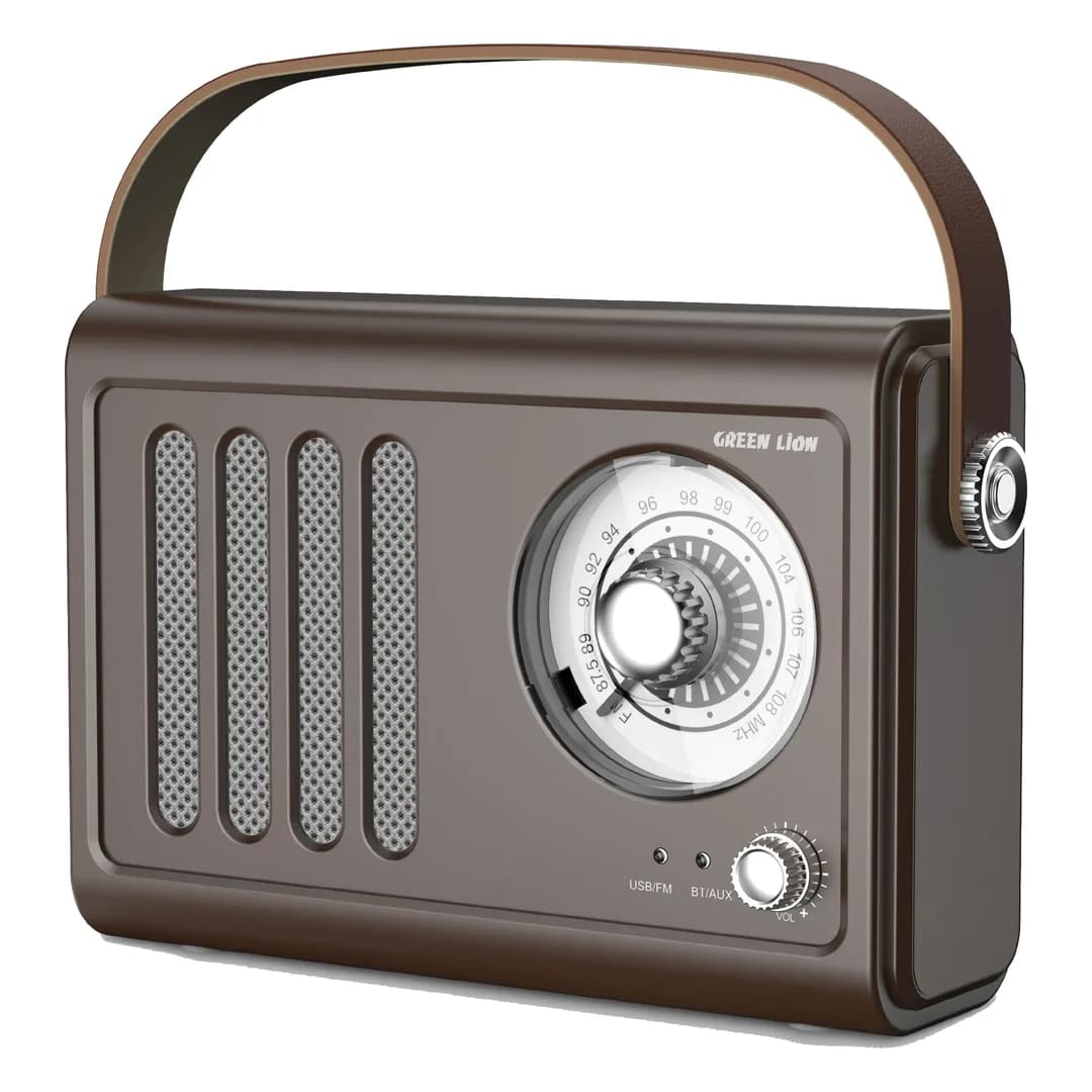 اسپیکر رادیویی کلاسیک گرین لاین مدل Vintage Radio Speaker GNVINRDSPKBR