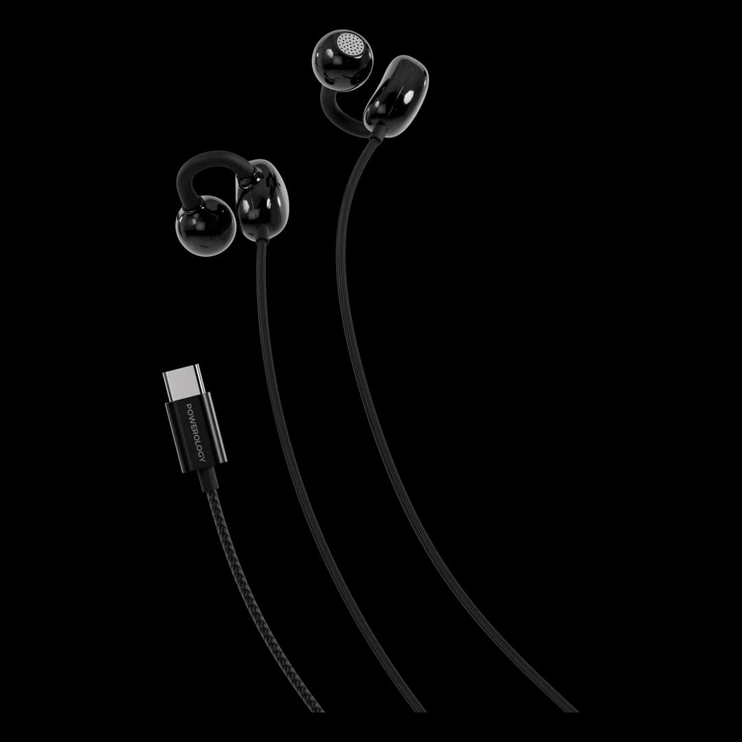 هندزفری سیمی USB-C پاورولوژی Voro Earhook مدل PWCWES12 — تصویر ۶