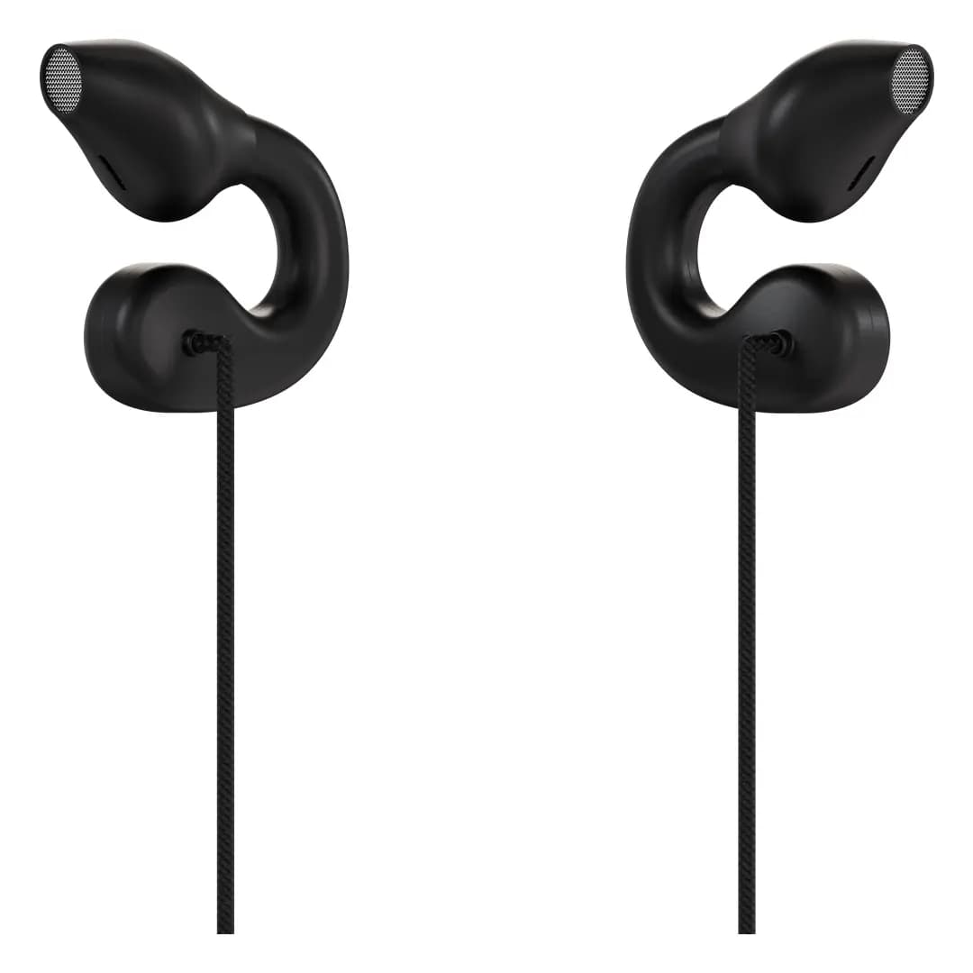 هندزفری سیمی USB-C پاورولوژی Voro Earhook مدل PWCWES13BK — تصویر ۴