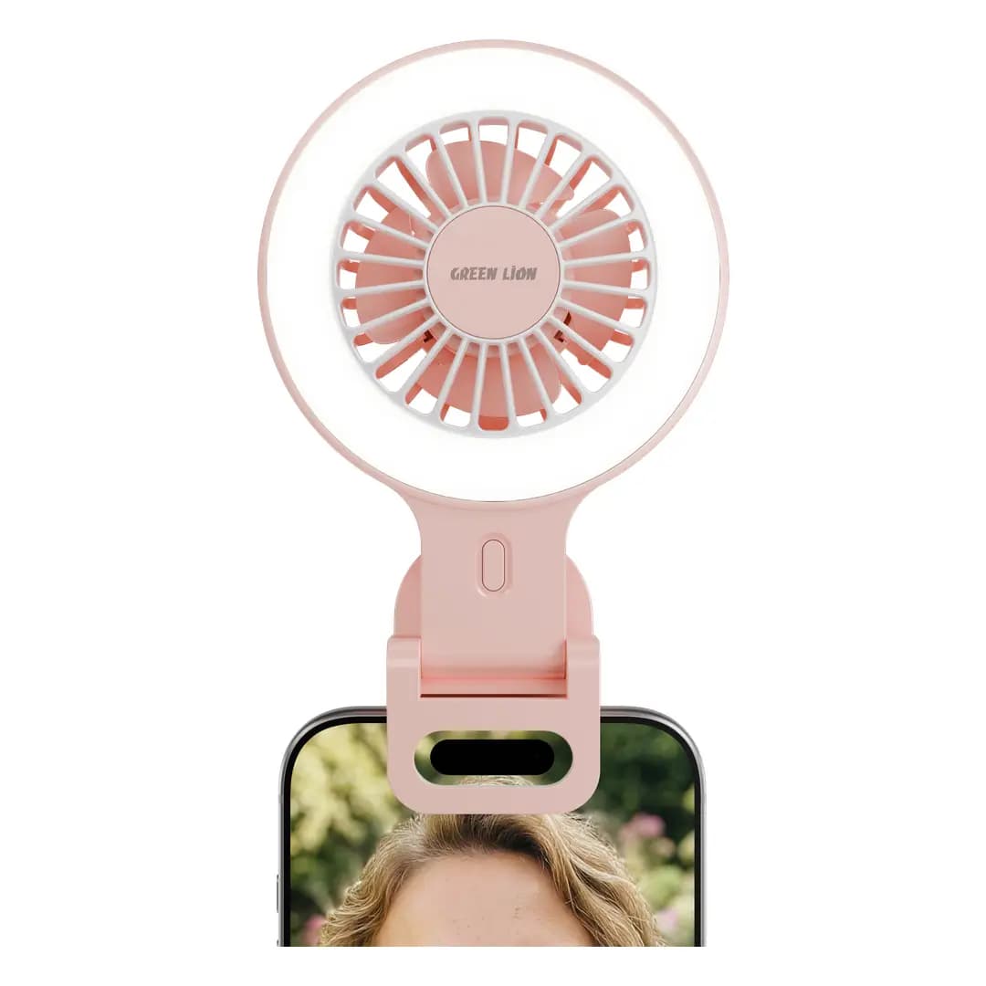 پنکه شارژی گیره‌ای گرین لاین Air Glow مدل GNPF3AGFAN — تصویر ۵
