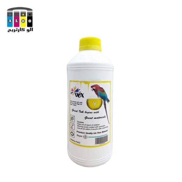 جوهر 1 لیتری وکس کانن رنگ زرد yellow WOX litre ink CANON — تصویر ۲