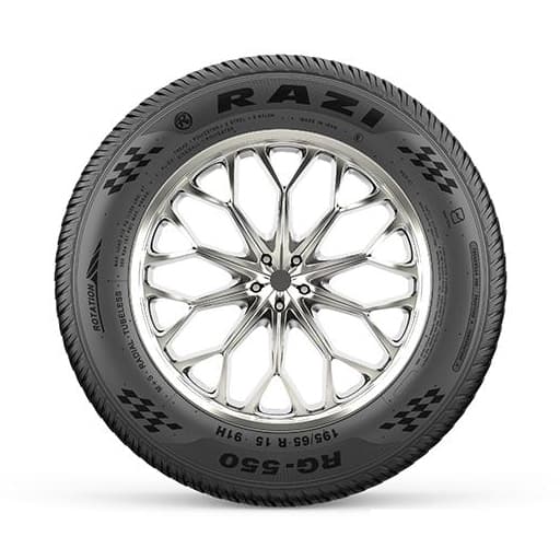 لاستیک رازی تایر سایز 205/60R15 طرح گل RG-550 (تولید2025) یک جفت — تصویر ۶