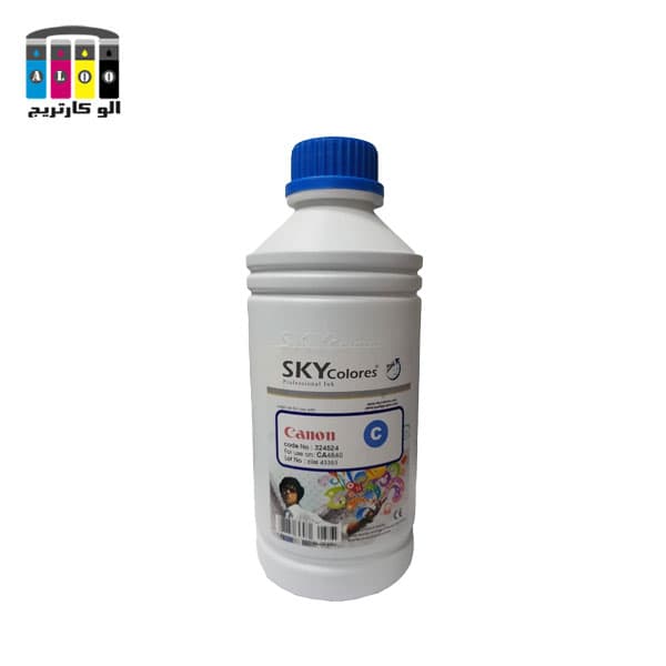 جوهر 1 لیتری اسکای کانن رنگ آبی Cyan SKY litre ink CANON — تصویر ۲