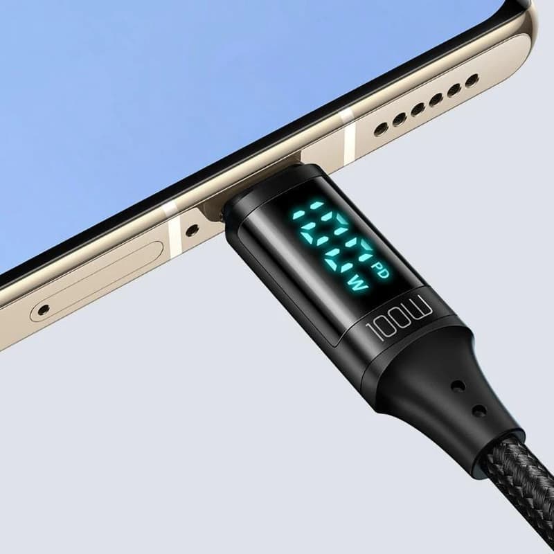 کابل دو سر تایپ سی فست شارژ 100 وات مک دودو CA-110 طول 1.2 متر — تصویر ۳