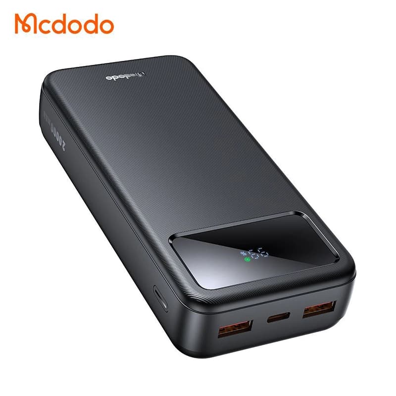 پاوربانک 22.5 وات ظرفیت 30000 مک دودو مدل MCDODO MC-4240 بهمراه کابل شارژ — تصویر ۲