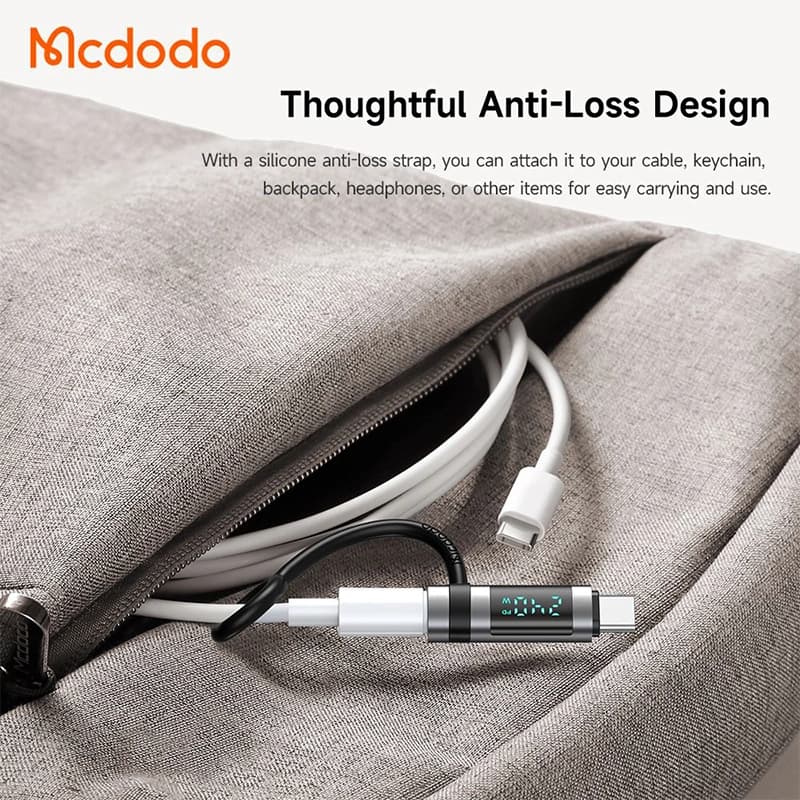 تبدیل نمایشگردار 240 واتی تاپ سی به تایپ سی مک دودو مدل MCDODO OT-2620 — تصویر ۳