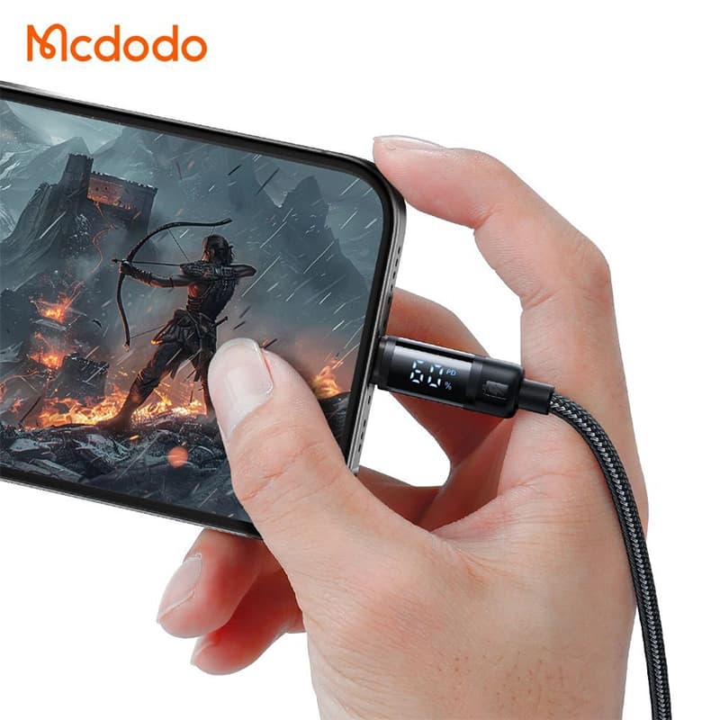 کابل شارژ سریع تایپ سی به تایپ سی 60 وات مک دودو مدل MCDODO CA-5780 — تصویر ۸