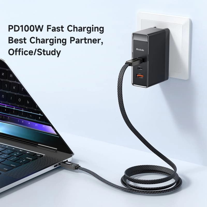 کابل شارژ سریع تایپ سی به تایپ سی 100 وات مک دودو مدل MCDODO CA-4470 — تصویر ۵