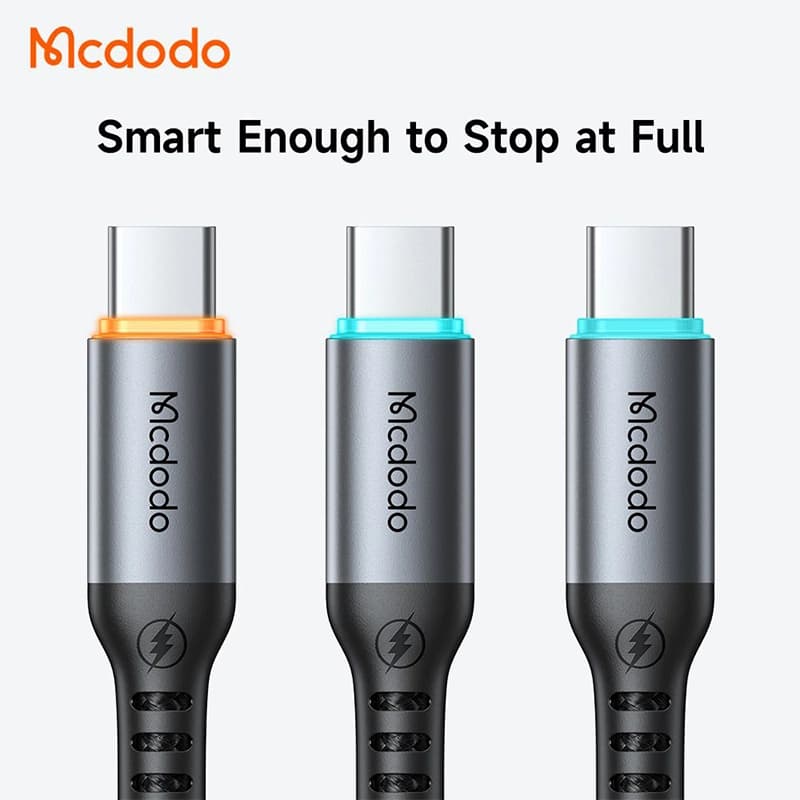 کابل شارژ سریع USB به تایپ سی 100وات مک دودو مدل MCDODO CA-2040 — تصویر ۱۰