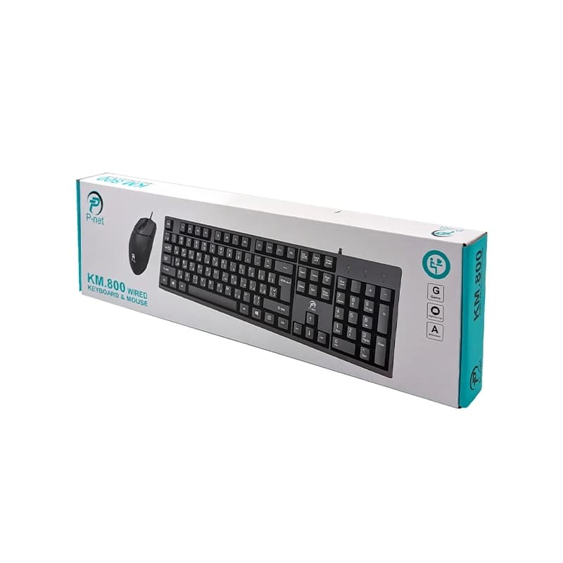 کیبورد و ماوس بی سیم پی نت مدل P-NET KM.800 — تصویر ۶