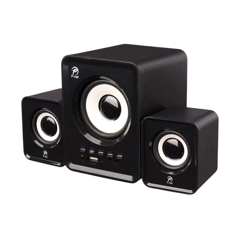 اسپیکر بلوتوثی سه تکه پی نت مدل P-NET U-2800 — تصویر ۲