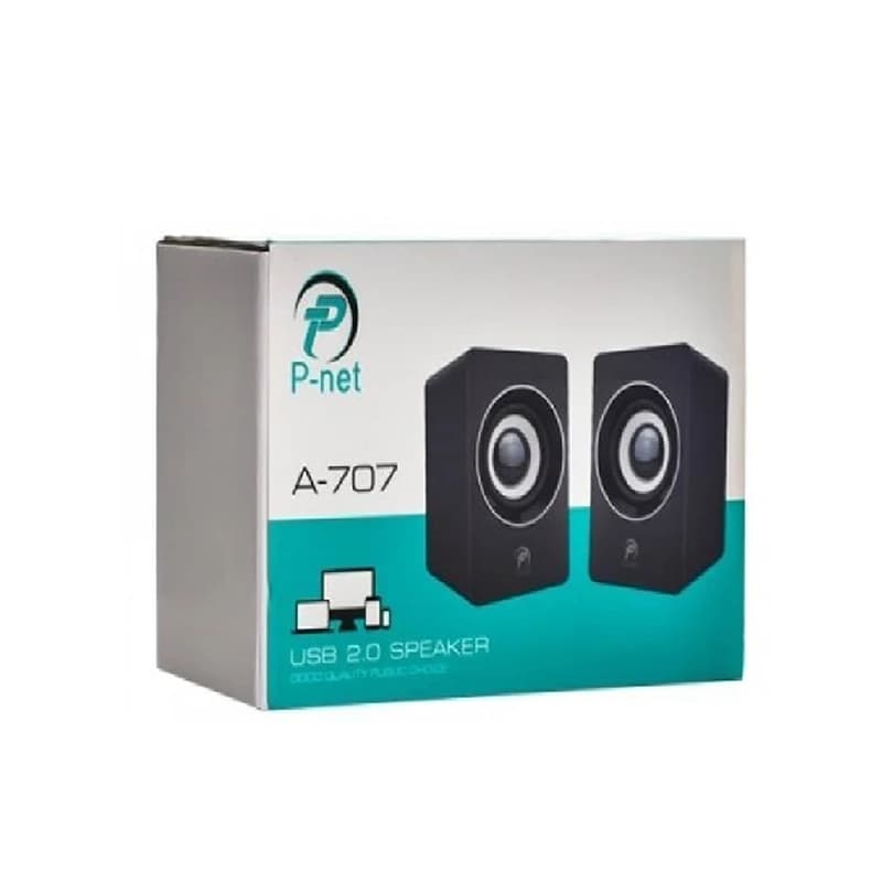 اسپیکر دسکتاپ پی نت مدل P-NET A-707 — تصویر ۳