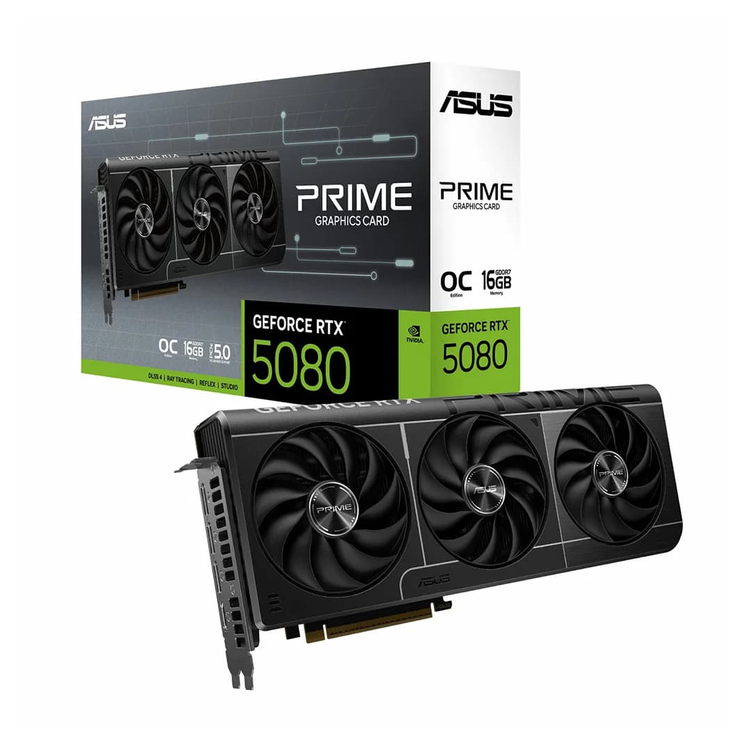 کارت گرافیک ایسوس مدل Prime Geforce RTX 5080 OC 16GB