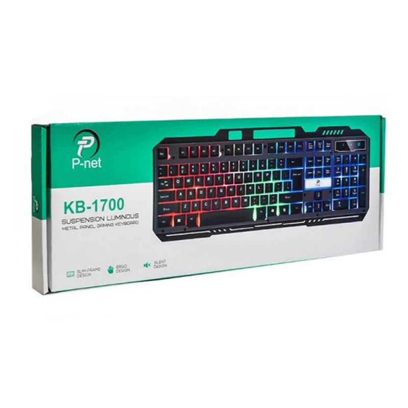 کیبورد با سیم گیمینگ پی نت مدل P-NET KB1700 — تصویر ۵