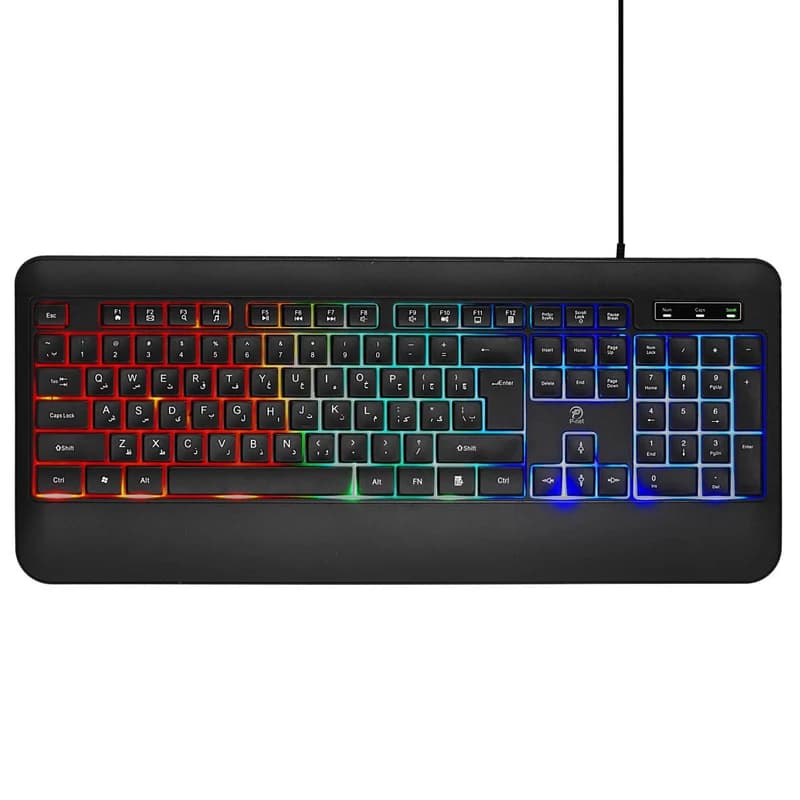کیبورد با سیم گیمینگ پی نت مدل P-NET KB1400