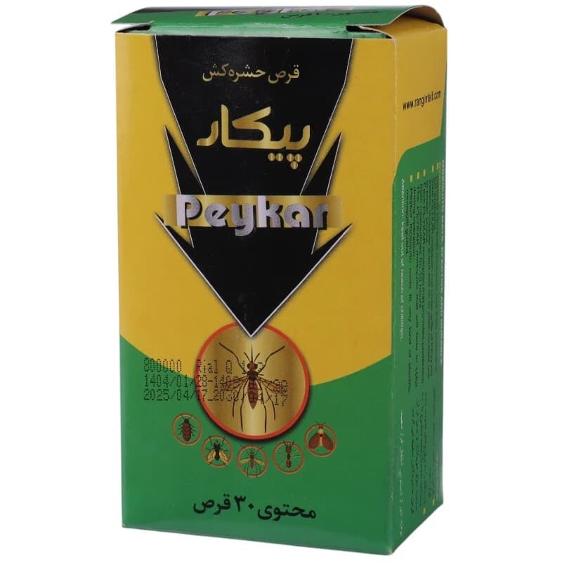 قرص حشره کش پیکار بسته 30 عددی — تصویر ۵