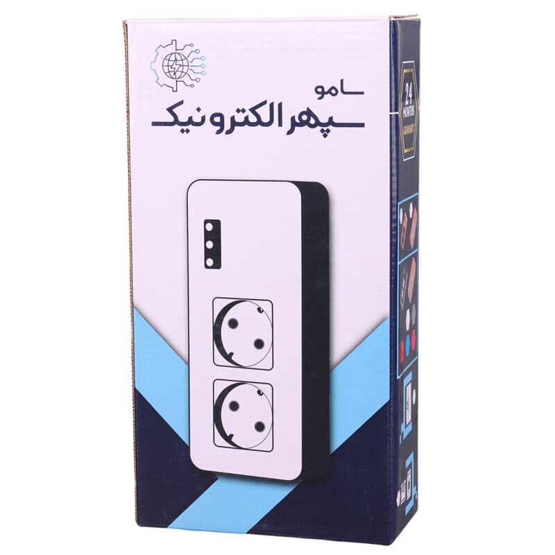 محافظ برق یخچال و فریزر 2 خانه ارت دار سامو سپهر الکترونیک SSE 100 با کابل 2.8 متری — تصویر ۷