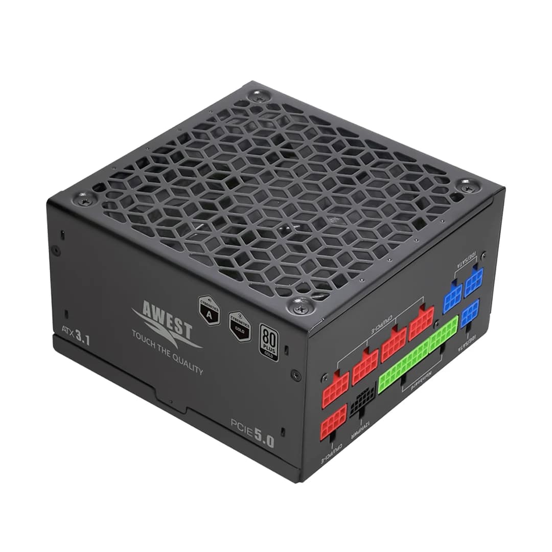 پاور اوست Awest AV850-GFB V3 Gold Full Modular 850W — تصویر ۲