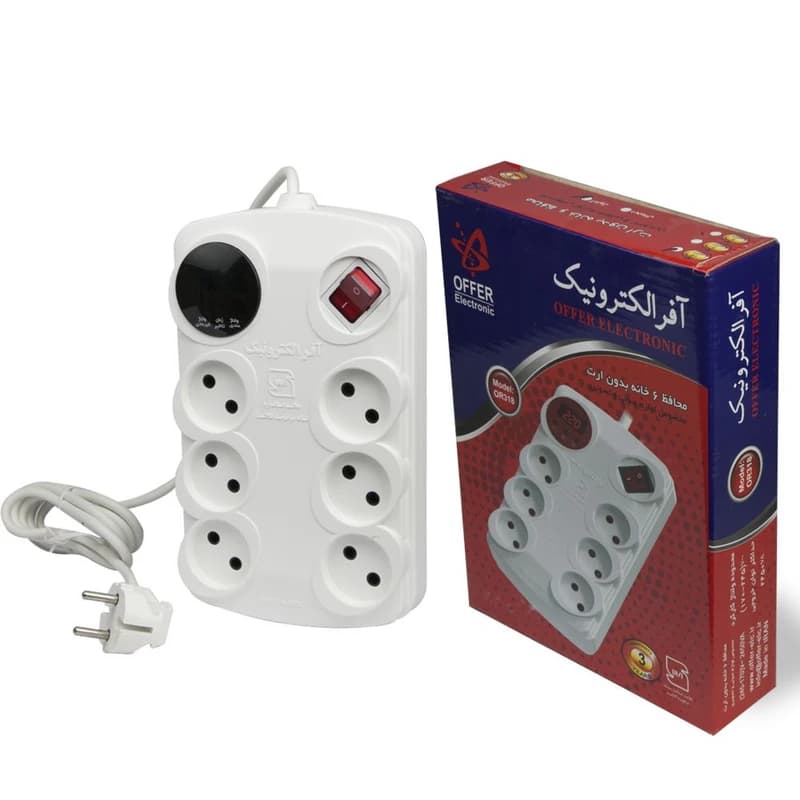 محافظ ولتاژ دیجیتال آفر الکترونیک با کابل 5 متری مدل OR318-5 — تصویر ۱۱