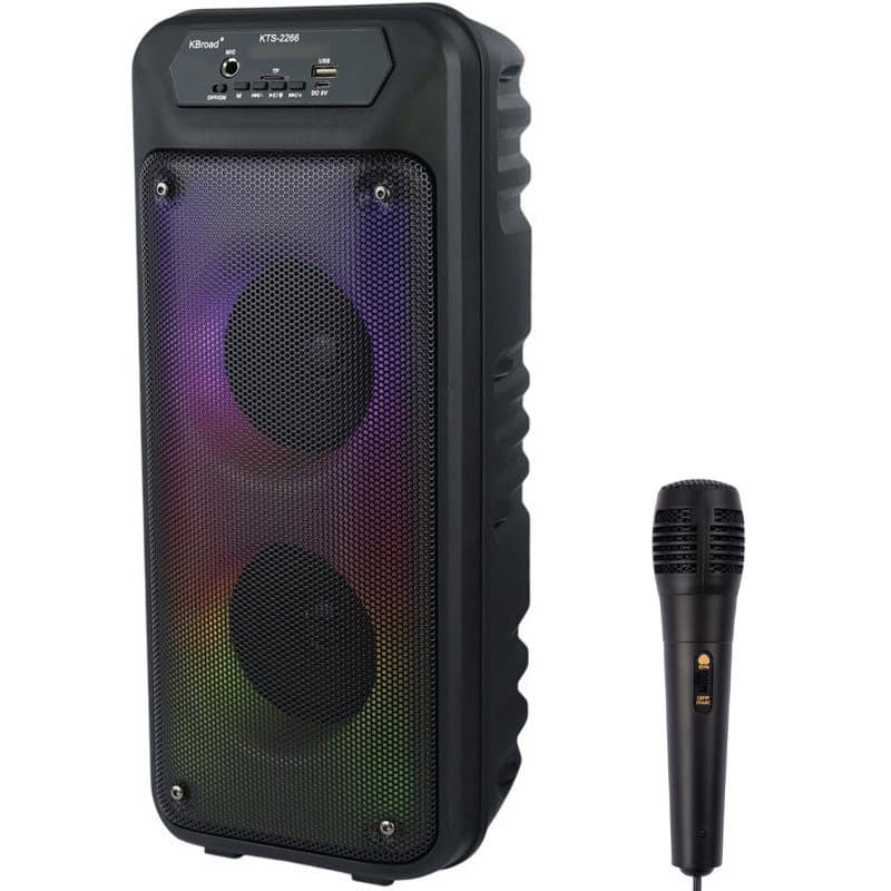 اسپیکر بلوتوثی کی برود KTS-2266 + میکروفون — تصویر ۶
