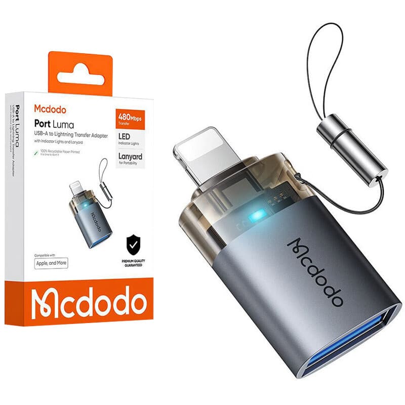 تبدیل USB OTG به لایتنینگ مک دودو OT-739 — تصویر ۸