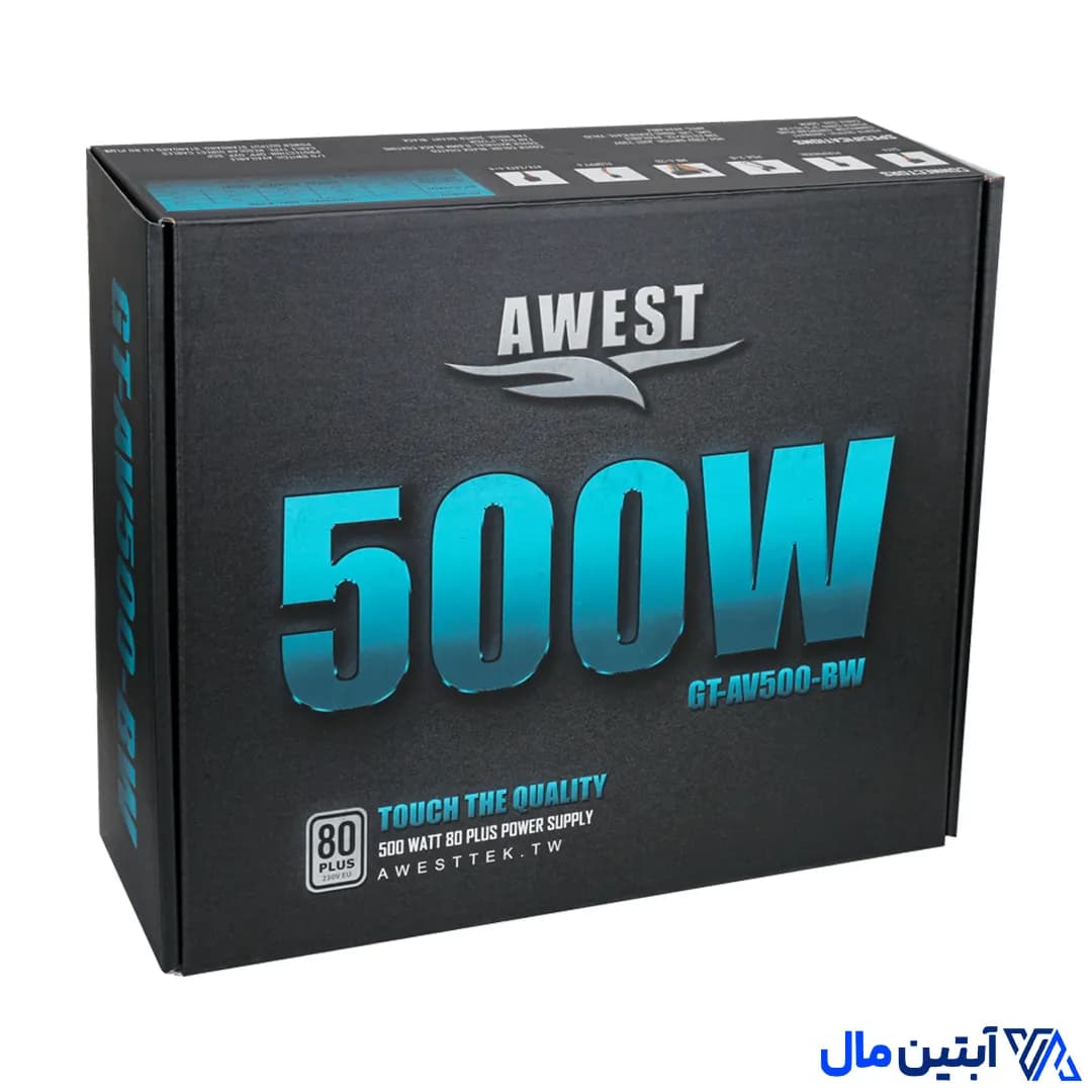 پاور اوست Awest GT-AV500-BW White 500W — تصویر ۳