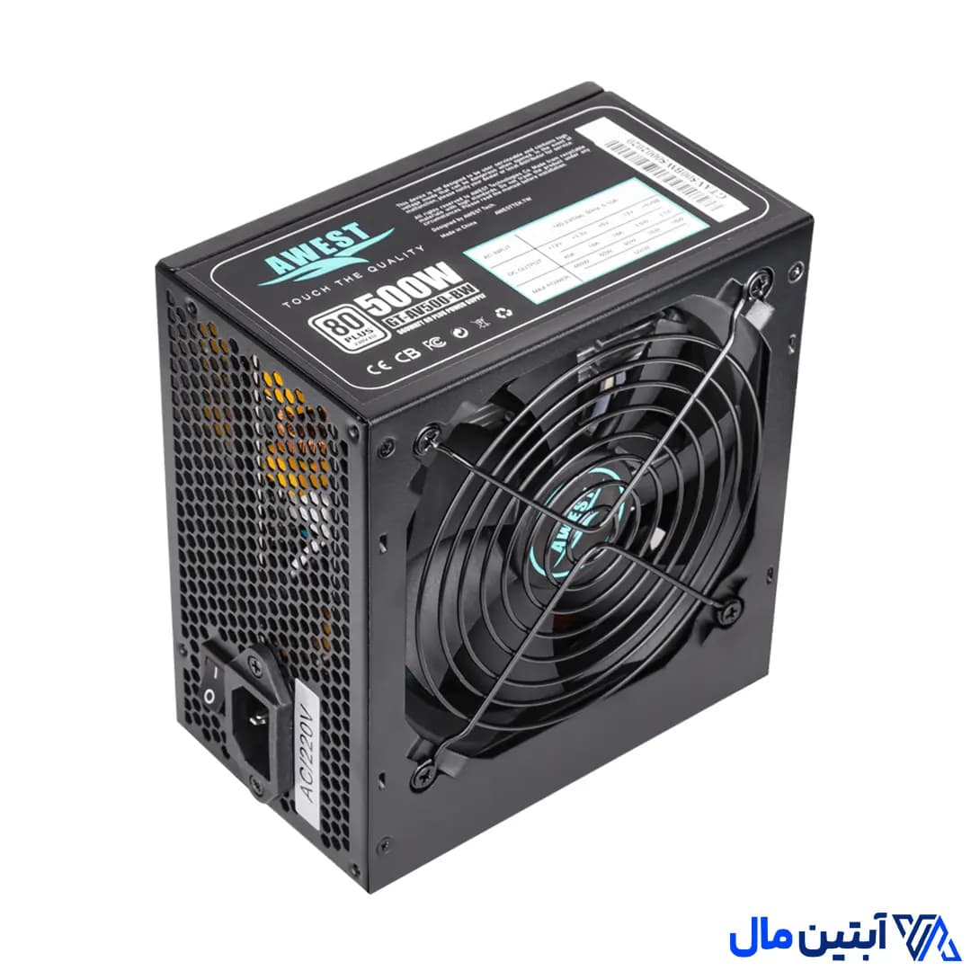 پاور اوست Awest GT-AV500-BW White 500W — تصویر ۴