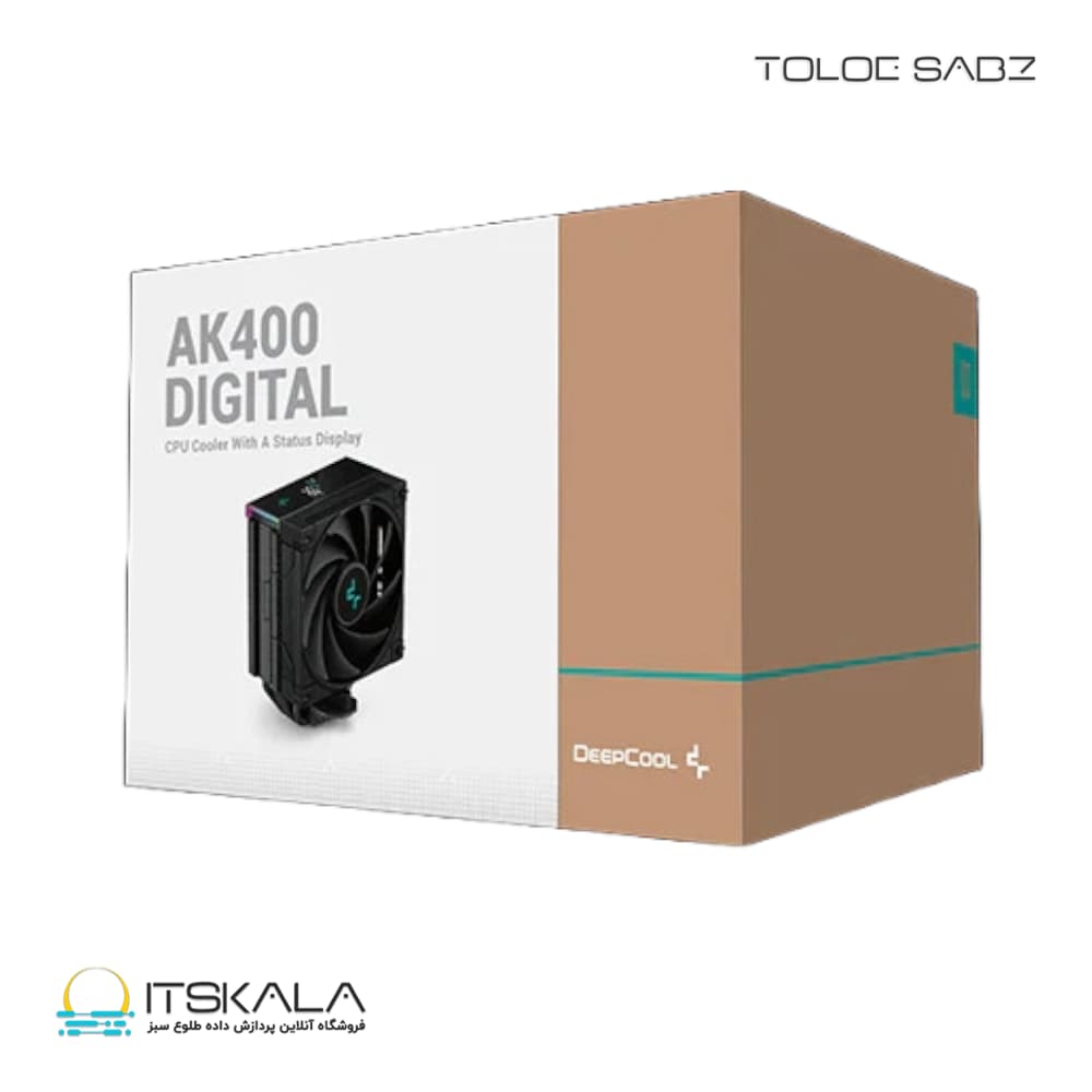 خنک کننده پردازنده دیپ کول Deepcool AK400 Digital Black — تصویر ۵
