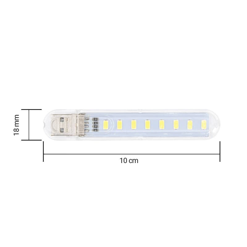 چراغ اضطراری USB LED دو طرفه 16LED — تصویر ۷