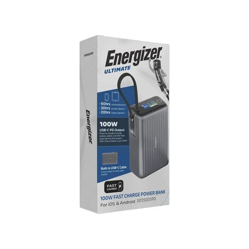 پاوربانک انرجایزر ظرفیت 25000 میلی‌ آمپر مدل Energizer XP25001PD — تصویر ۶