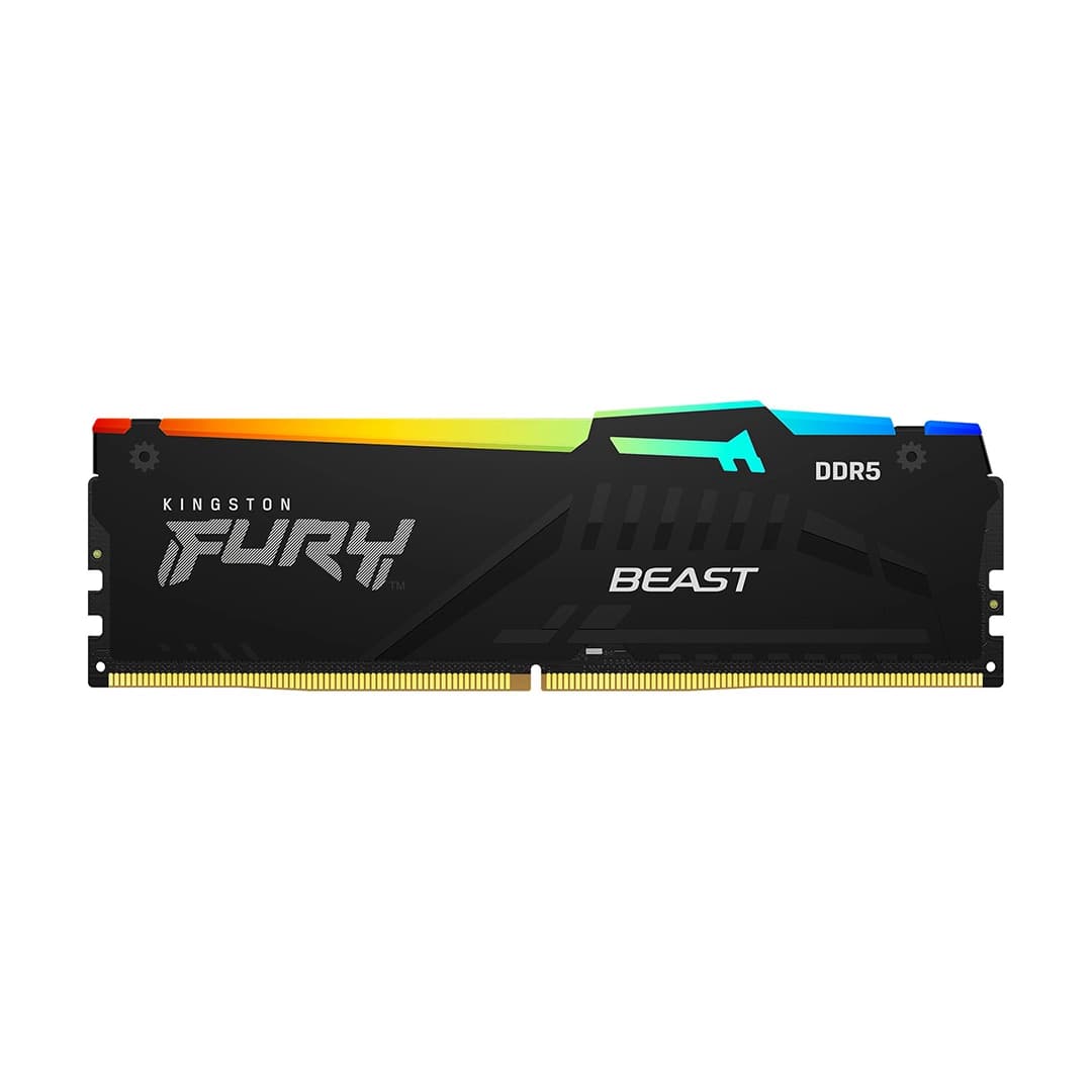 رم کینگستون KINGSTON Fury Beast 16GB DDR5 5600MHz CL40 RGB ظرفیت 16 گیگابایت — تصویر ۲