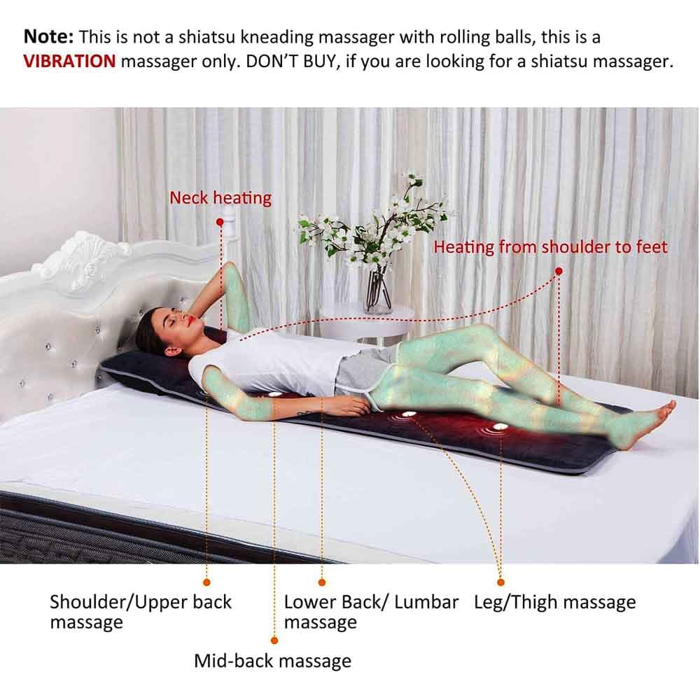 تشک ماساژور Comfier | ماساژور برقی برای کل بدن — تصویر ۸