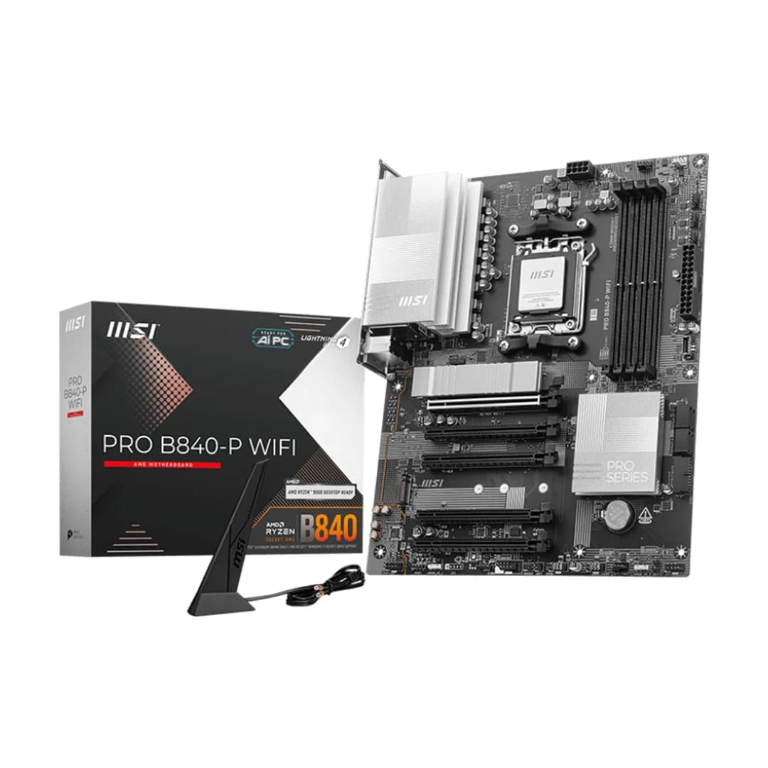 مادربرد ام اس آی MSI PRO B840-P WIFI DDR5 — تصویر ۲