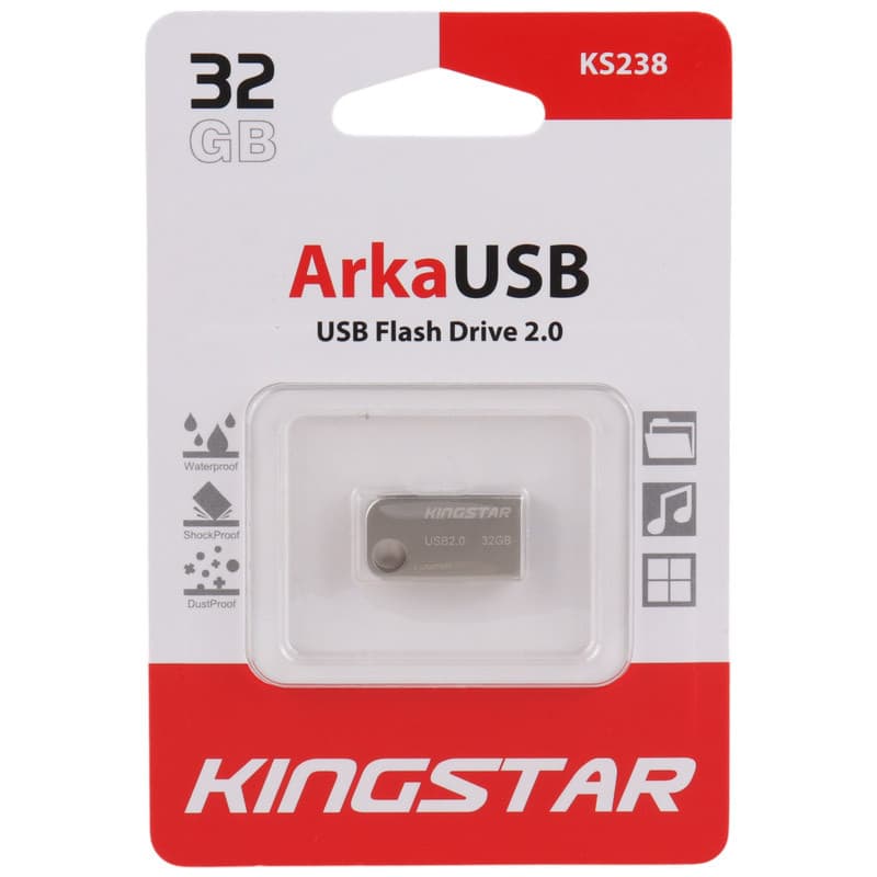فلش مموری 32 گیگ کینگ استار KingStar Arka KS238 USB2.0 — تصویر ۳