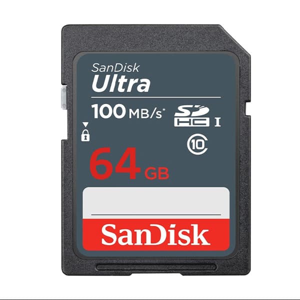 کارت حافظه اس دی سن دیسک 64 گیگ SanDisk SD 64GB 100MB/s — تصویر ۲