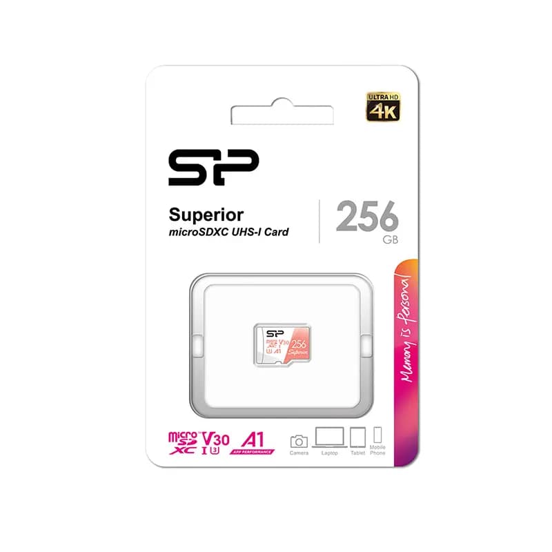 کارت حافظه microSDHC سیلیکون پاور مدل SP Superior A1-V30 256GB — تصویر ۶