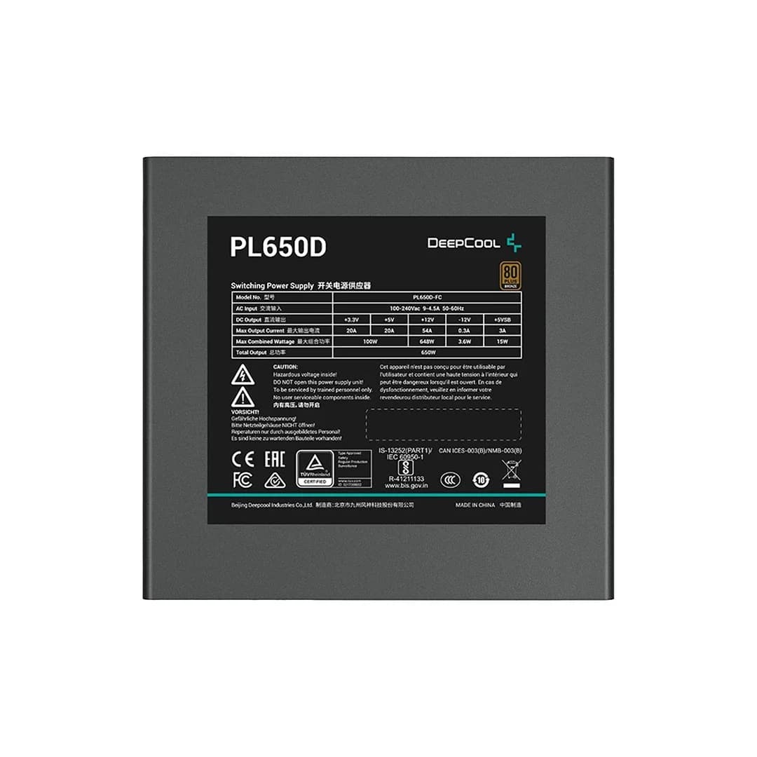 پاور دیپ کول DeepCool Pl650D Bronze 650W — تصویر ۵