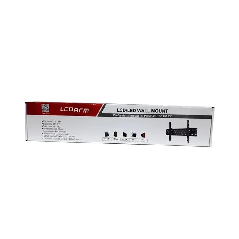 پایه براکت 42 تا 75 اینچ دیواری ثابت LCDARM TW-720 — تصویر ۶