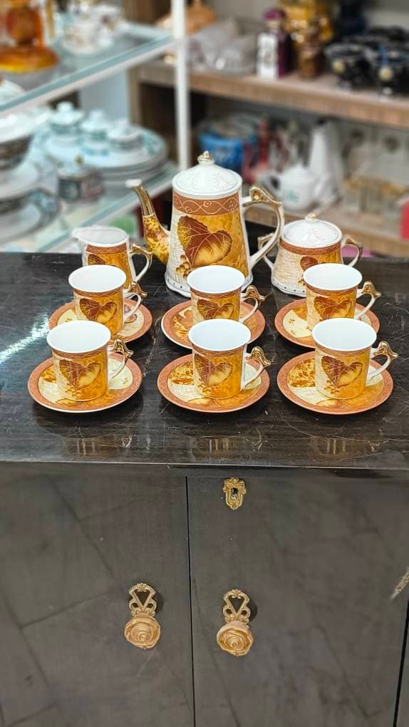 سرویس قهوه خوری ژاپنی قدیمی — تصویر ۲